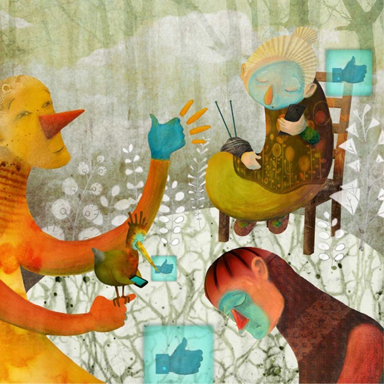 Illustrazione face up contrapposto a face down di IF Ivan Foresti