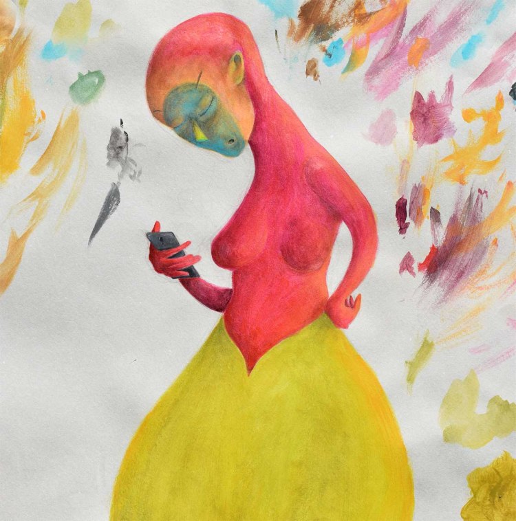 Acrilico per Illustrazione face up di IF Ivan Foresti