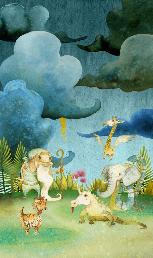 Fiabe animate riccioli d'oro e i tre orsi la cicala e la formica l'ombrello di nonno noè  di IF Ivan Foresti per Overmob e Samsung italia