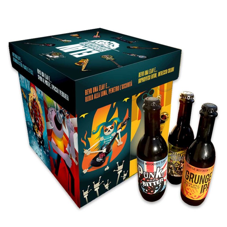 Illustrazioni di IF Ivan Foresti per il packaging di Music Beer Box