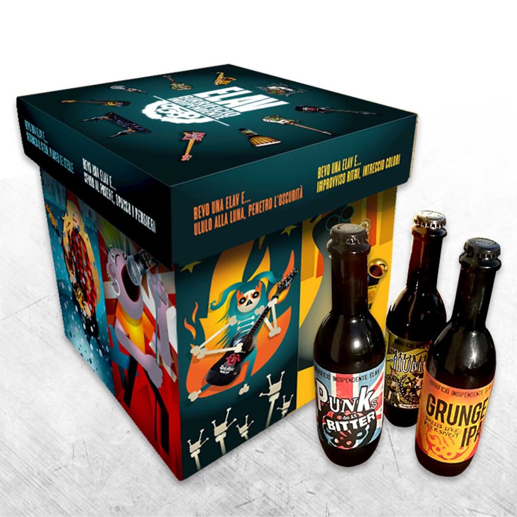 Packaging Design box birre di IF Ivan Foresti per Elav