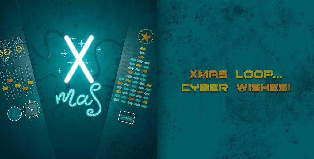 Label Design etichetta birra Techno xmas di IF Ivan Foresti per Elav birrificio indipendente